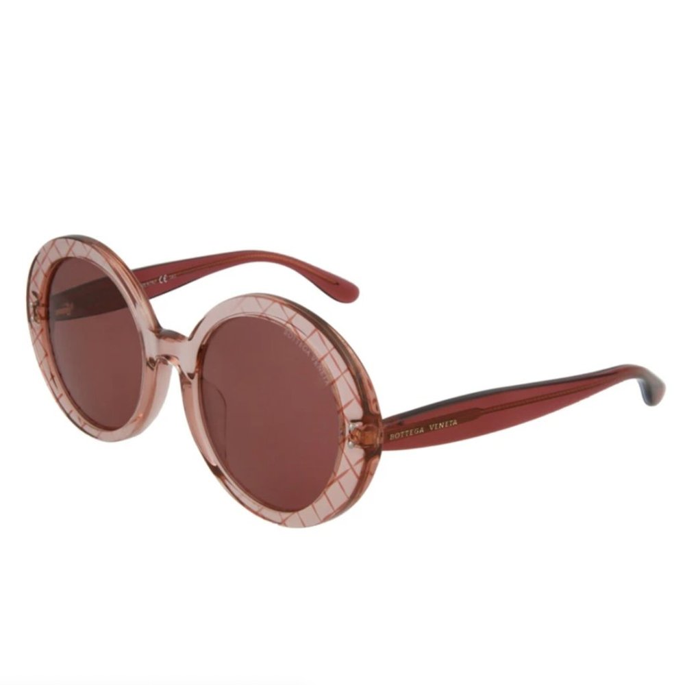 Bottega Veneta Women's Pink Round Sunglasses!